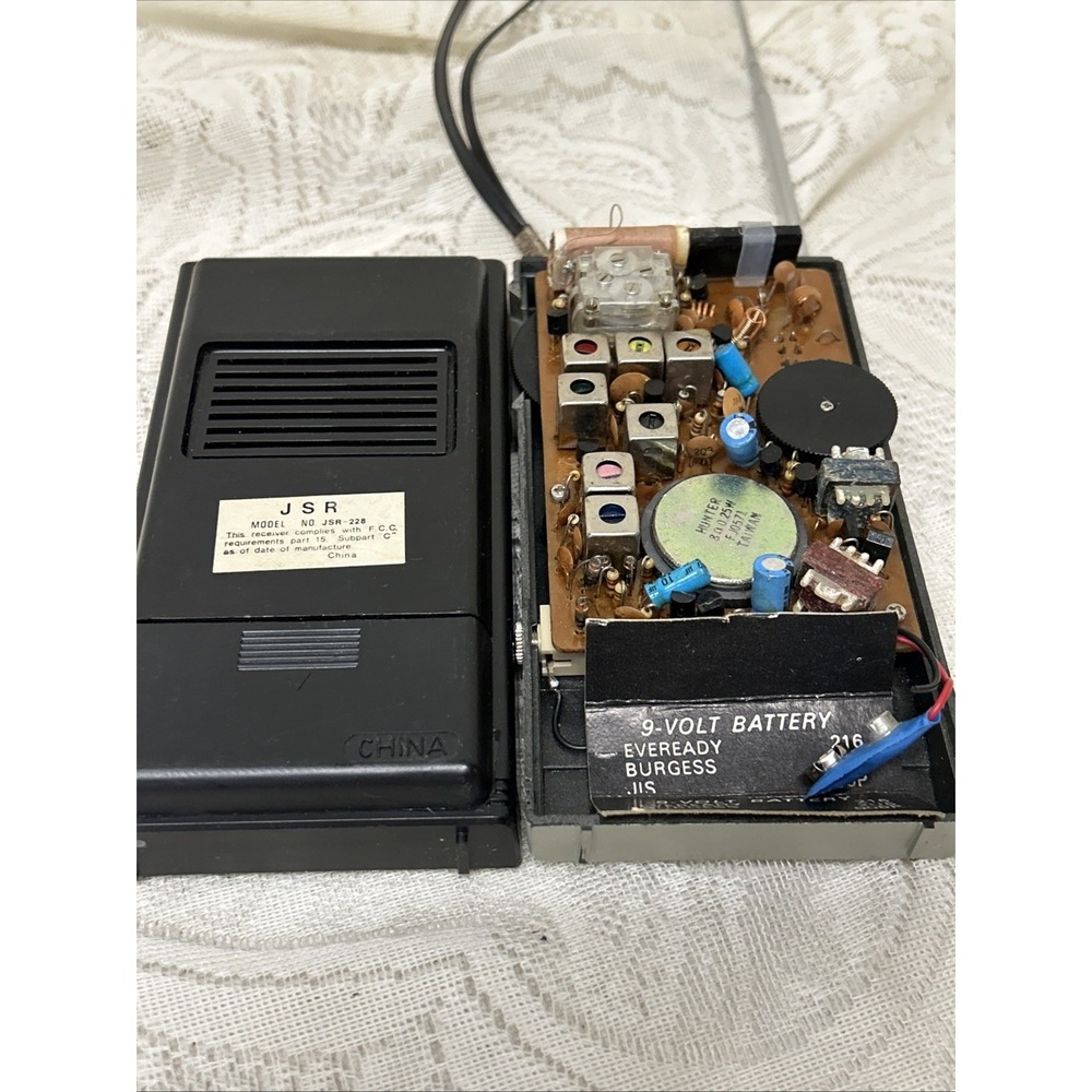 Vintage JSR FM-AM Receiver Radio Model JSR-228 Parts Or Repair, Not Working - Picture 12 of 15
